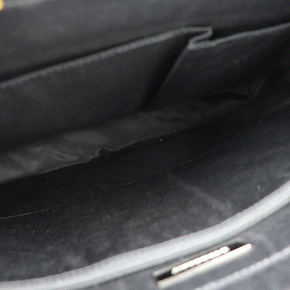 Burberry Tote Bag Canvas Leather Check Pattern Beige Black - Picture 8 of 8